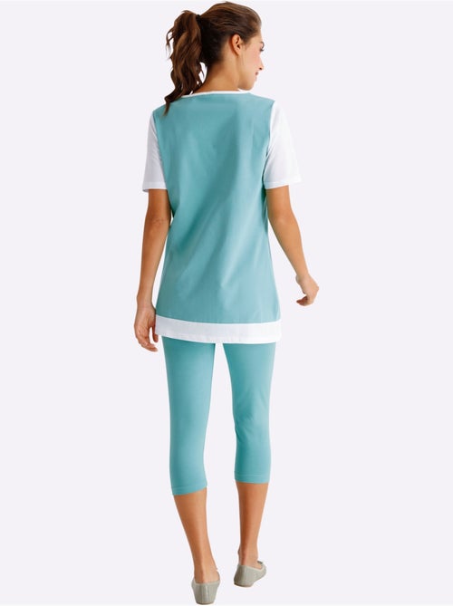 Legging court en tissu fluide avec ceinture élastique - taille standard - moda vilona - Kiabi Legging court en tissu fluide avec ceinture élastique - taille standard - moda vilona - Kiabi