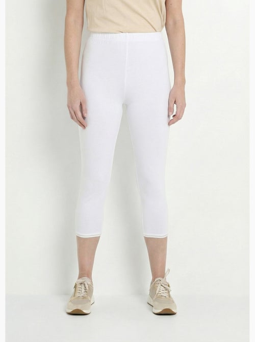 Legging court galon ajouré coton stretch - afibel - Kiabi Legging court galon ajouré coton stretch - afibel - Kiabi