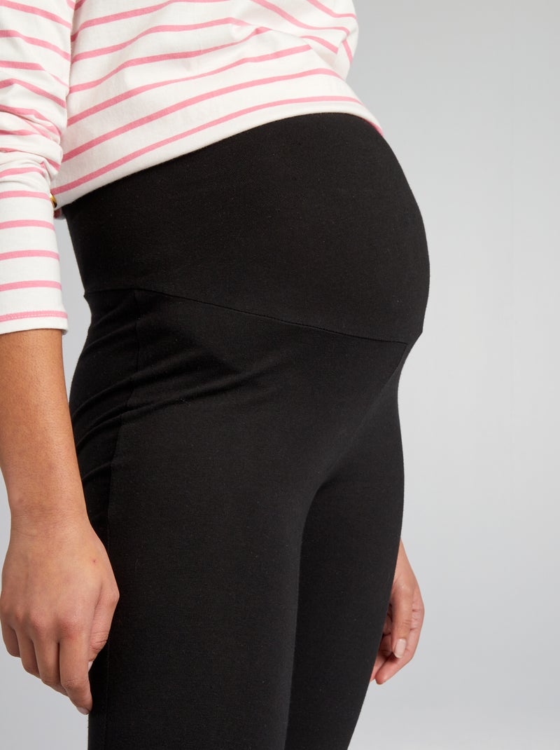 Legging court grossesse noir - Kiabi