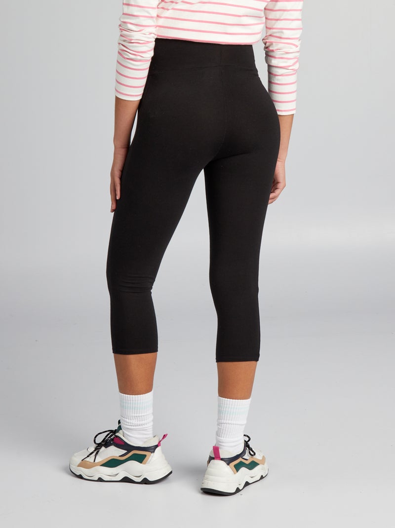 Legging court grossesse noir - Kiabi