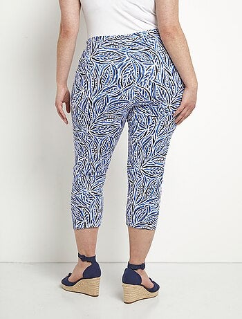 Legging court taille élastiquée coton