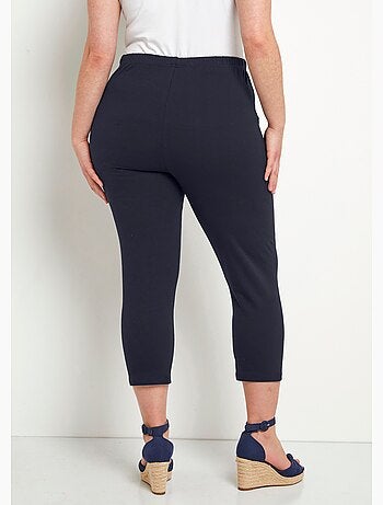 Legging court taille élastiquée coton