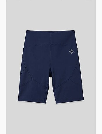 Legging court taille haute en maille tommy