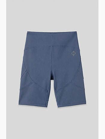 Legging court taille haute en maille tommy