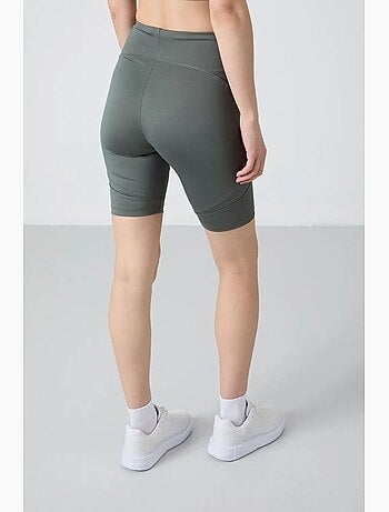 Legging court taille haute en maille tommy