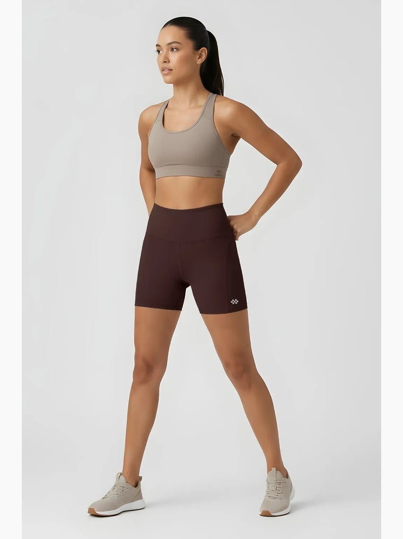 Legging court taille haute tommy Rouge bordeaux - Kiabi