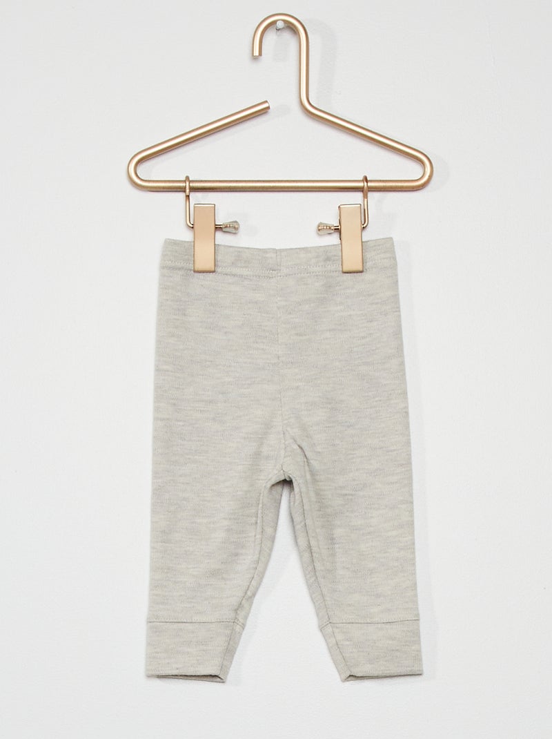 Legging 'Damart x Kiabi' gris chiné - Kiabi
