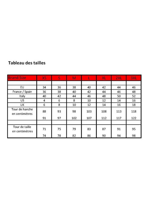 Legging de maternité d'hiver rembourré en coton - Bleu - Kiabi