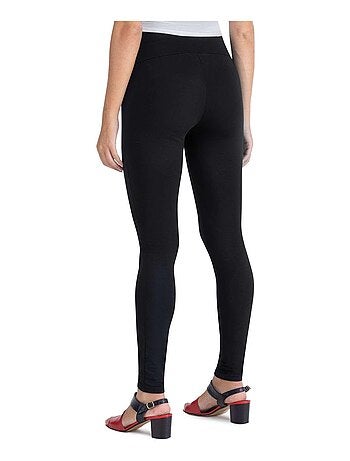 Legging de maternité d'hiver rembourré en coton - Noir
