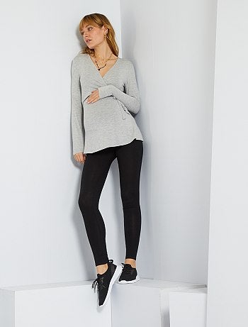 Legging de maternité maille extensible - Kiabi