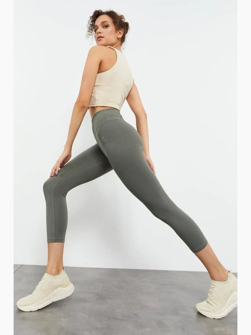 Legging de sport 3/4 à taille haute tommy Gris - Kiabi