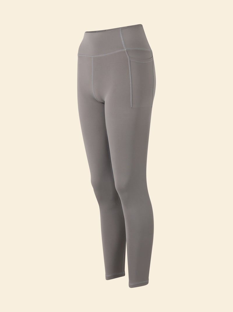 Legging de sport avec poches - (ekstract) Gris - Kiabi