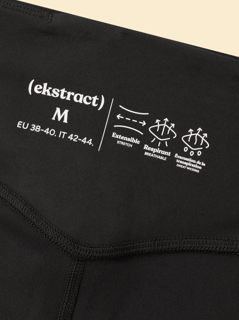 Legging de sport avec poches - (ekstract) Noir - Kiabi