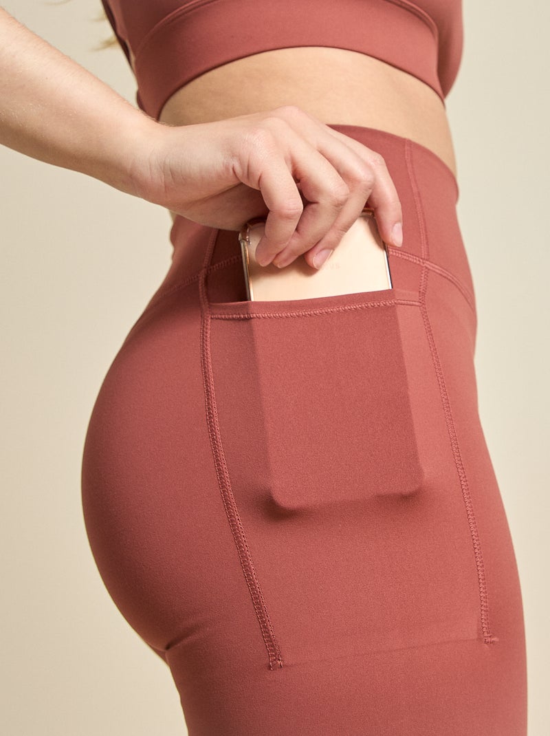 Legging de sport avec poches - (ekstract) Terracotta - Kiabi