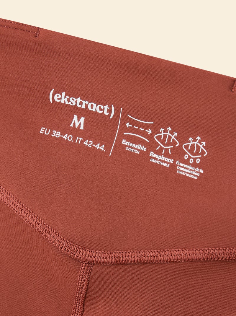 Legging de sport avec poches - (ekstract) Terracotta - Kiabi