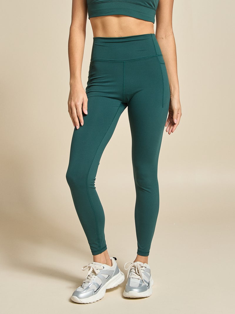 Legging de sport avec poches - (ekstract) Vert - Kiabi