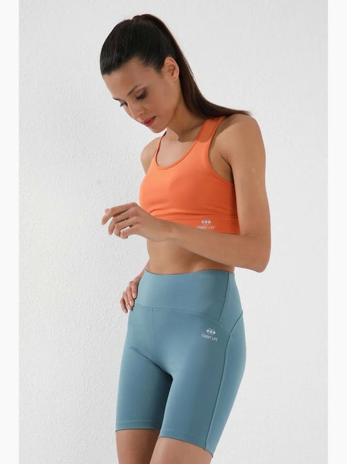 Legging de sport court taille haute tommy - Kiabi Legging de sport court taille haute tommy - Kiabi