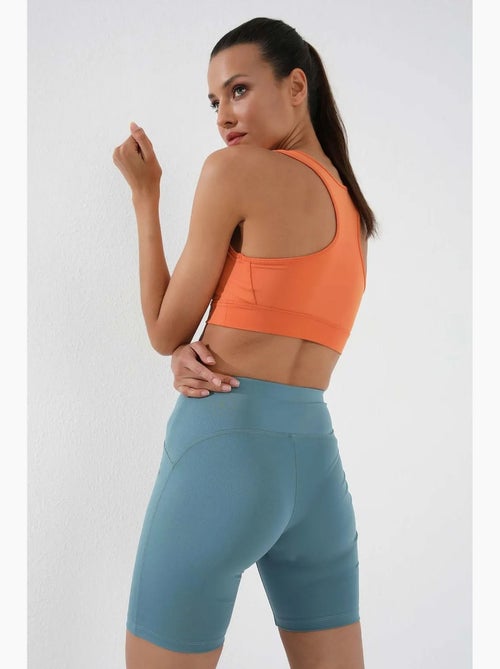 Legging de sport court taille haute tommy - Kiabi Legging de sport court taille haute tommy - Kiabi