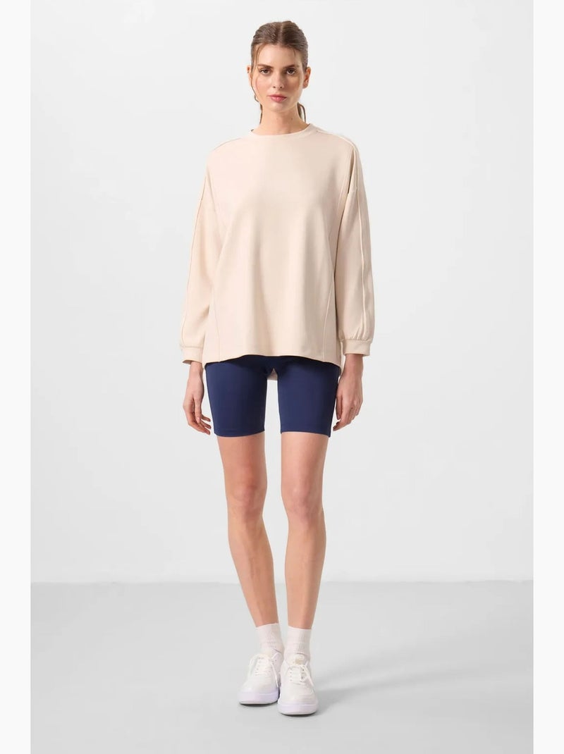 Legging de sport court taille haute tommy Bleu marine - Kiabi