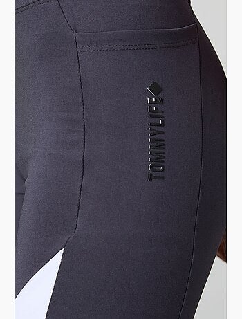 Legging de sport court taille haute tommy