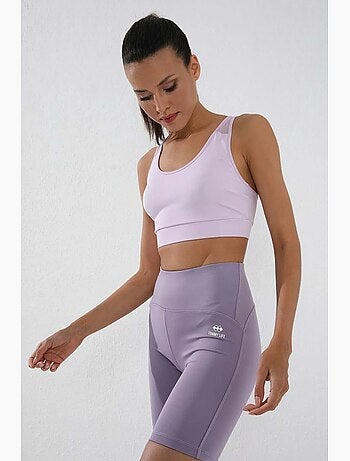 Legging de sport court taille haute tommy