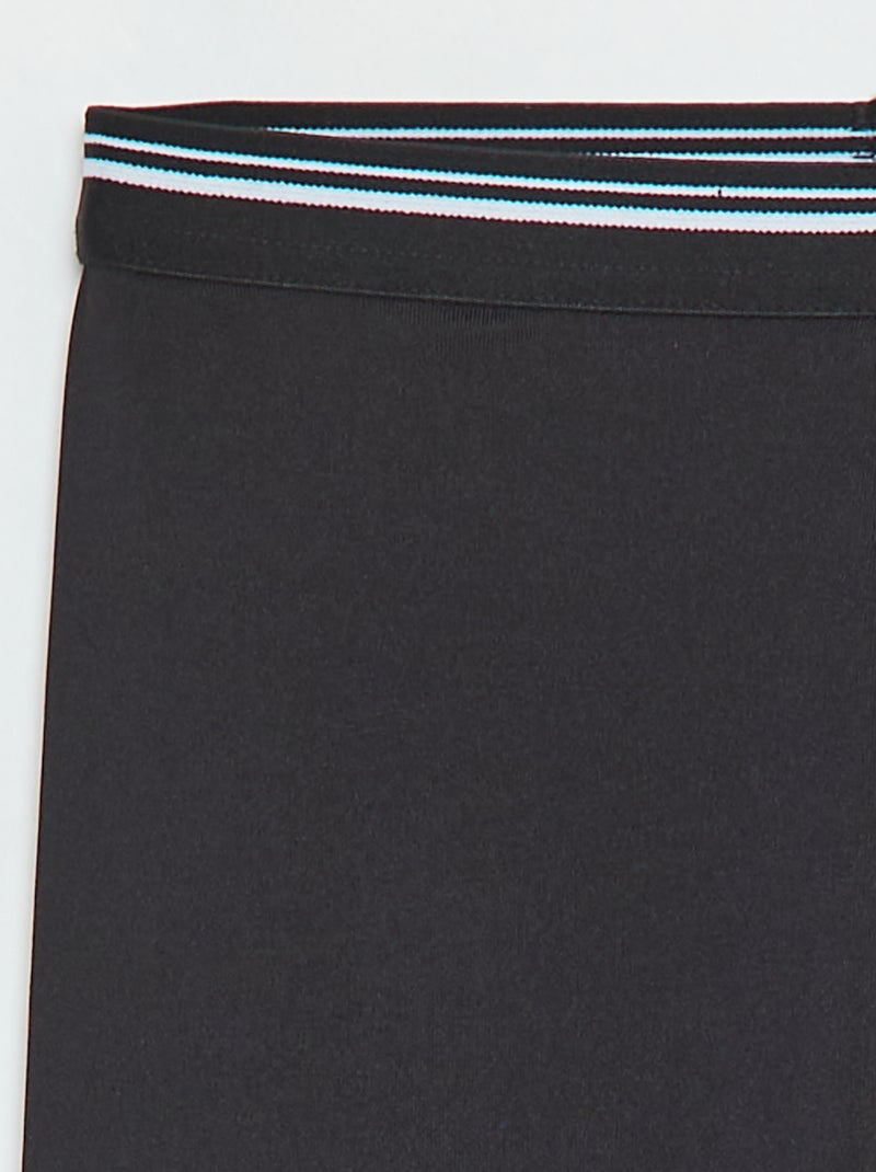 Legging de sport en matière stretch Noir - Kiabi