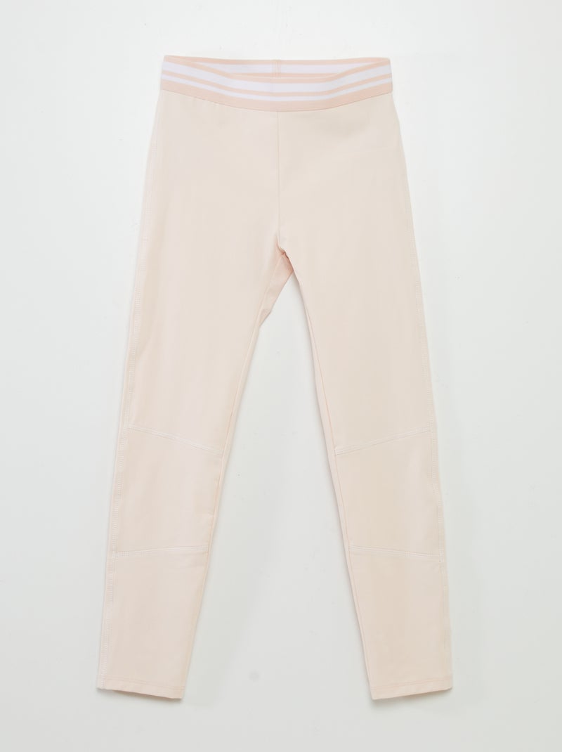 Legging de sport en microfibre Rose clair - Kiabi