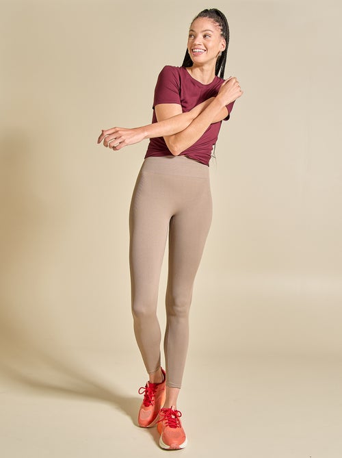 Legging de sport en rib - (ekstract) - Kiabi Legging de sport en rib - (ekstract) - Kiabi