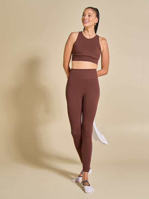 Legging de sport en rib - (ekstract) - Kiabi