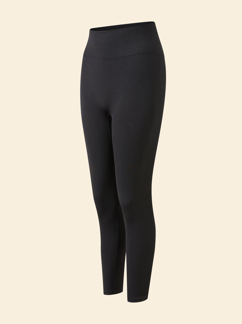 Legging de sport en rib sans coutures - (ekstract) Gris - Kiabi