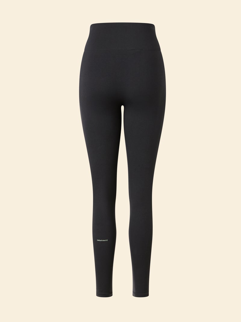Legging de sport en rib sans coutures - (ekstract) Gris - Kiabi