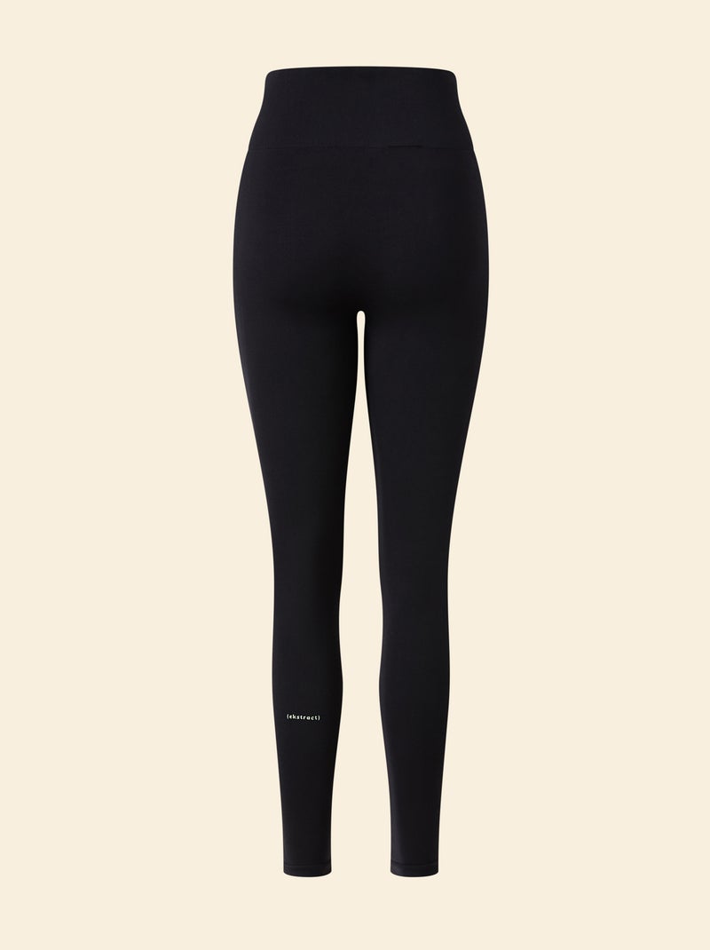 Legging de sport en rib sans coutures - (ekstract) Noir - Kiabi