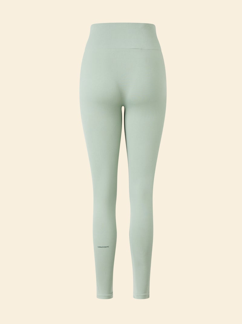Legging de sport en rib sans coutures - (ekstract) Vert - Kiabi