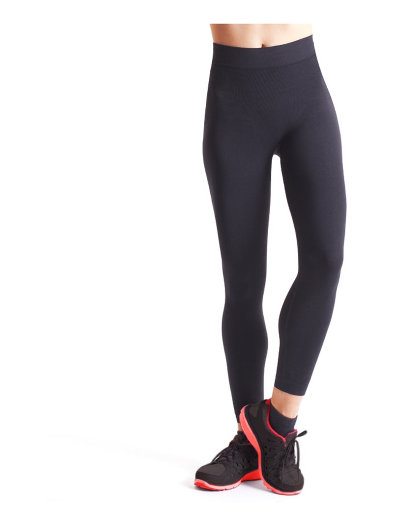 LEGGING DE SPORT GAINANT MINCEUR Noir - Kiabi
