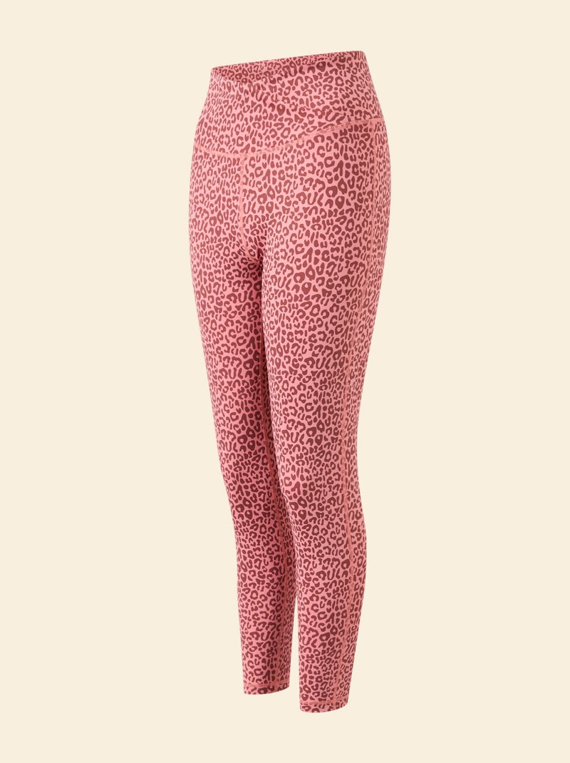 Legging de sport imprimé léopard - (ekstract) Rose - Kiabi