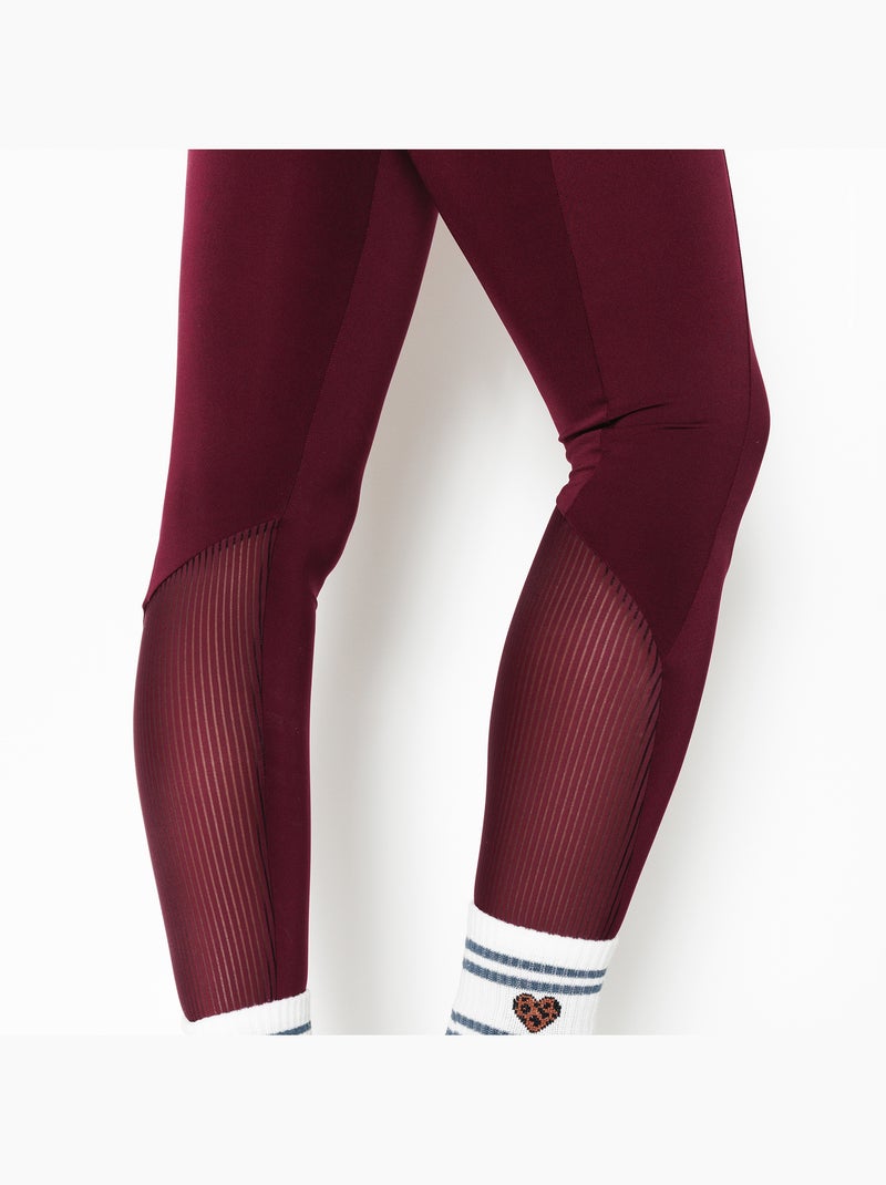Legging de sport joss - rougegorge lingerie Bordeaux - Kiabi