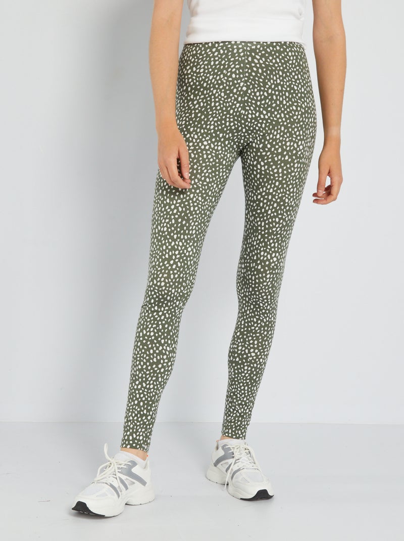 Legging de sport Kaki - Kiabi