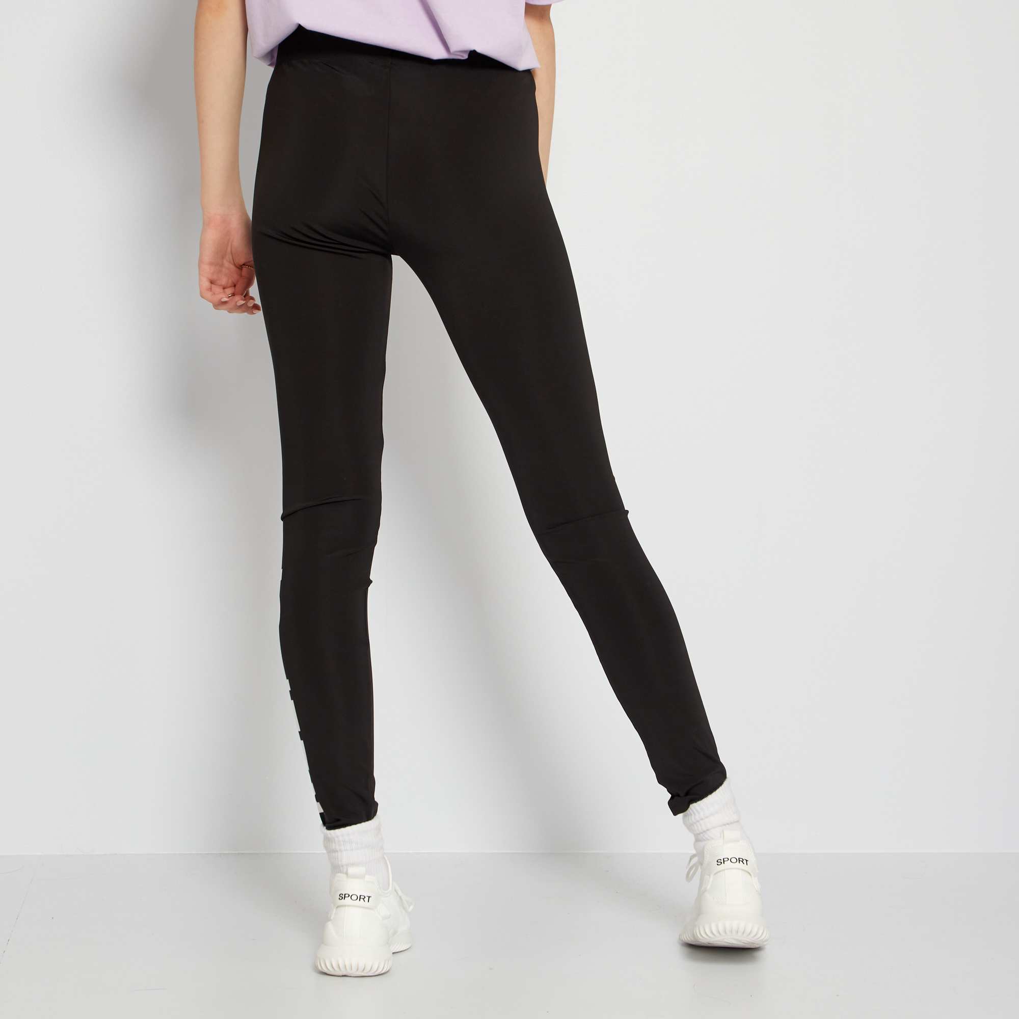 Legging De Sport Fille Adolescente Noir Kiabi 9