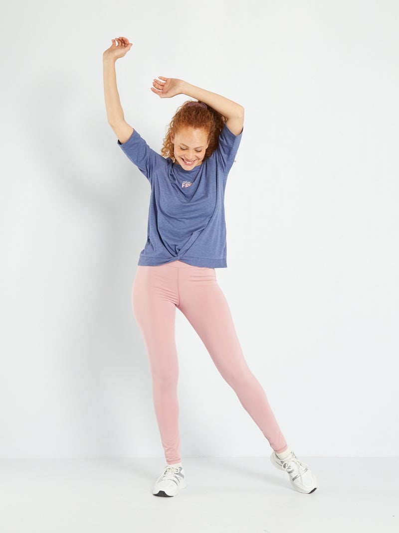Legging de sport rose - Kiabi