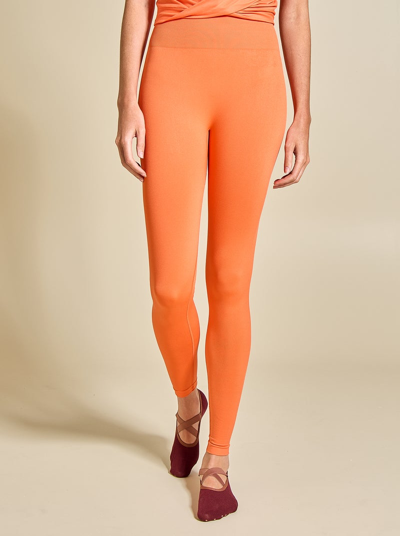 Legging de sport sculptant - (ekstract) Orange - Kiabi