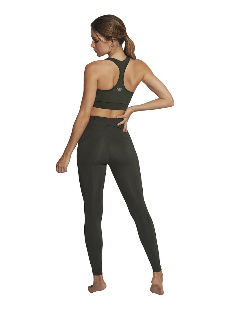 Legging de sport taille haute Tech ST5 Vert - Kiabi