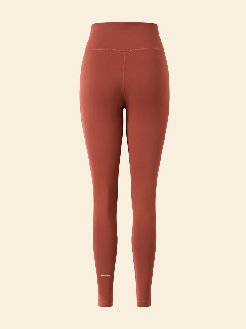 Legging de sport taille twistée - (ekstract) Marron - Kiabi