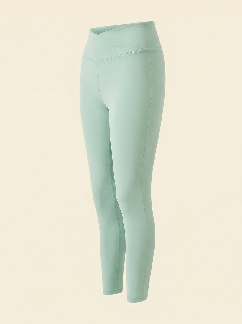 Legging de sport taille twistée - (ekstract) Vert - Kiabi