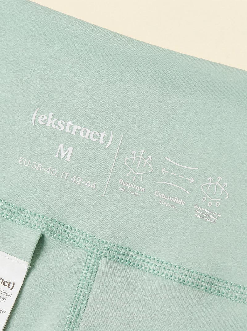 Legging de sport taille twistée - (ekstract) Vert - Kiabi