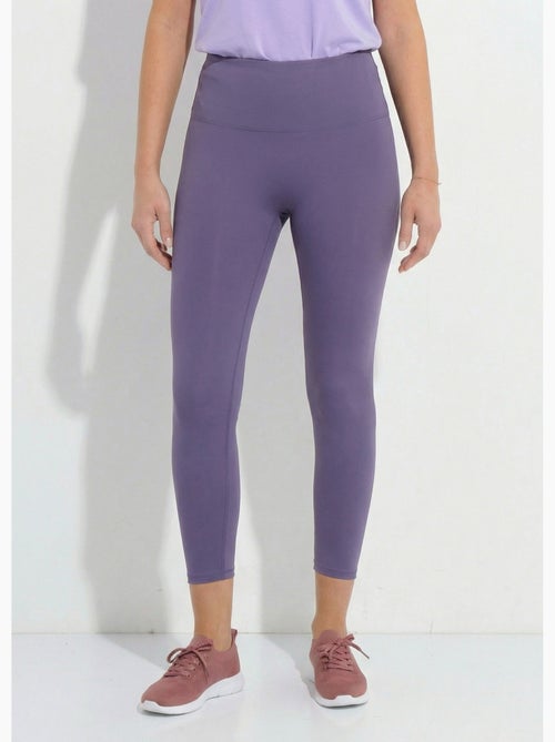 Legging de sport uni taille haute - Afibel - Kiabi