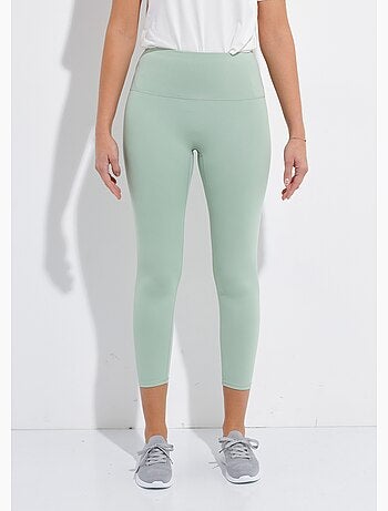 Legging de sport uni taille haute - Afibel