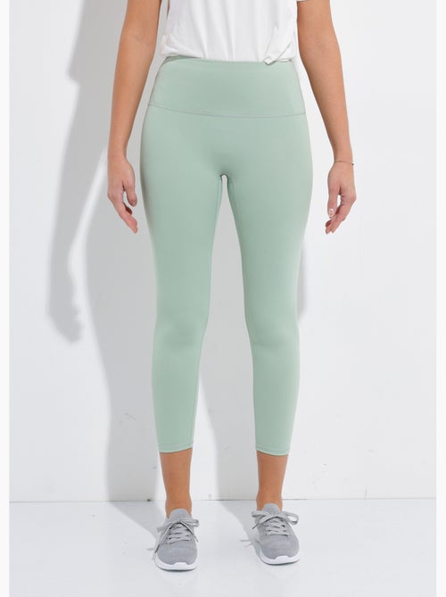Legging de sport uni taille haute - Afibel - Kiabi