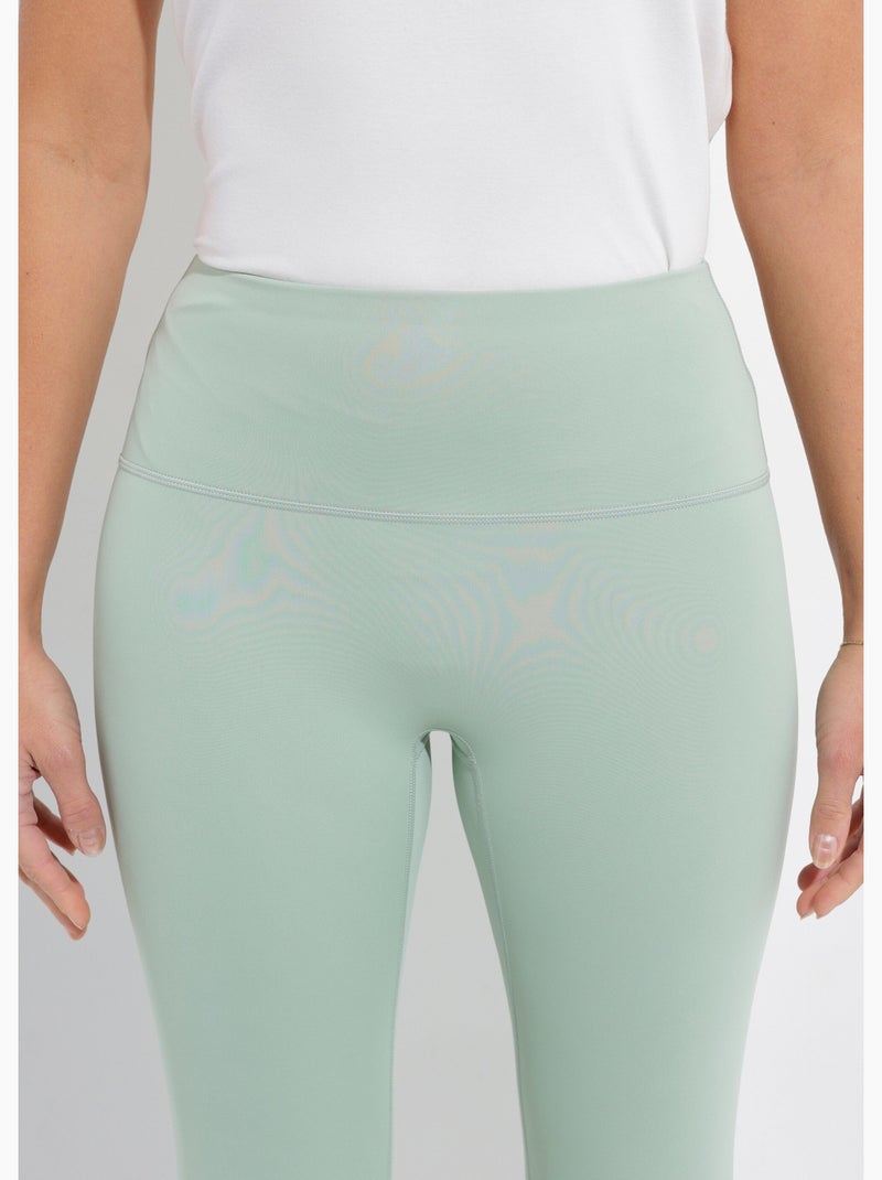 Legging de sport uni taille haute - Afibel Vert - Kiabi