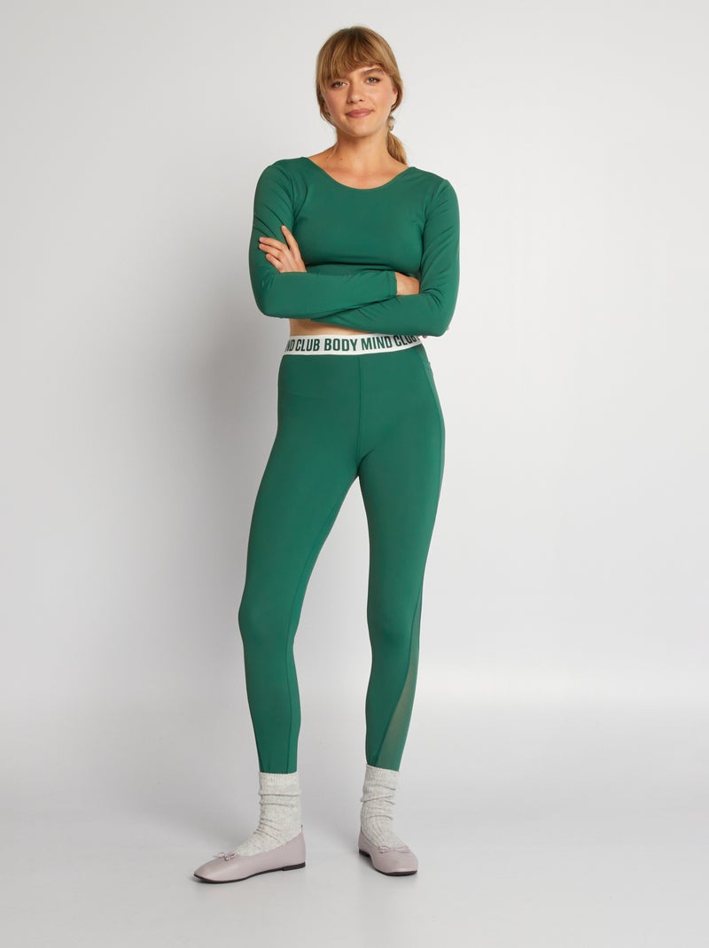 Legging de sport Vert - Kiabi