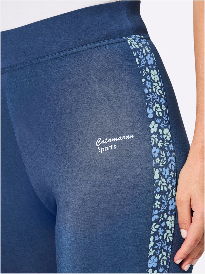 Legging De Yoga 95% Viscose - Taille Standard - Witt Bleu foncé - Kiabi